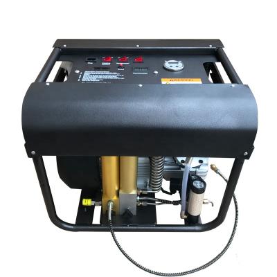 China Auto Shut Off GP 110v 300bar 4500psi High Pressure Auto Purge Pneumatic Gun Air Compressor for sale