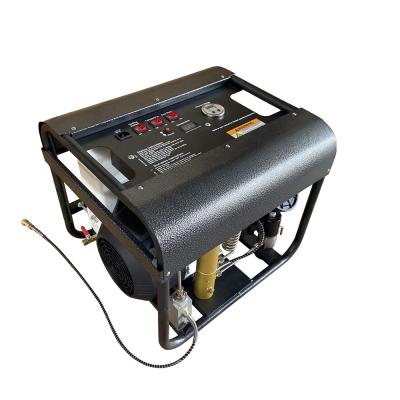 China Lubricated GP 2.2kw Double Cylinder 4500psi 220V Auto Shutdown Pcp Air Compressor for sale