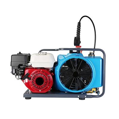 China Lubricated GP 300bar 4500psi High Pressure Scuba Diving Air Compressor With Gasoline Engine for sale