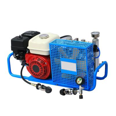 China Gasoline 4500psi 300bar 3.5cfm Lubricated Piston Pump High Pressure Scuba Air Compressor for sale