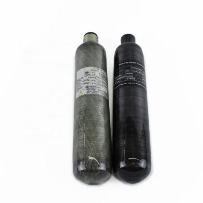 China 0.5L Air Carbon Fiber Air Tanks 4500psi 300 Bar Air Filling PCP Gas Cylinder for sale