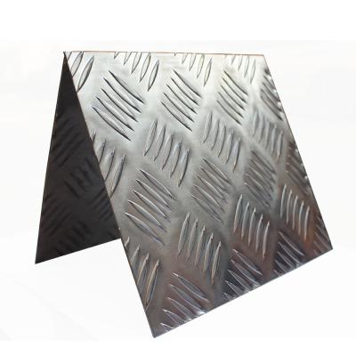 China Construction Anodized Wire Drawing 2mm Embossed Pure Aluminum Sheet 5052 H32 Embossed Aluminum Plate for sale