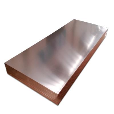 China Construction Decoration Industry 99.9% Pure Copper Sheet Metal Plate 50*100mm Oxygen Free Copper for sale