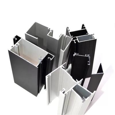 China door & Aluminum Window Channel 0.4mm H Extrusion For Windows Wardrobe Door for sale