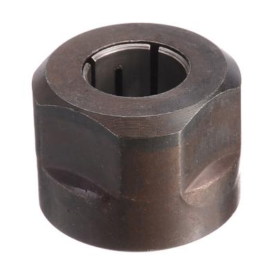 China 1pc Black Repair Spare/Metal Bushing Nut Plunge Router Parts 12.7mm Center Hole Dia 22.5x27mm For 3612 Nuts Hardware Accessories for sale