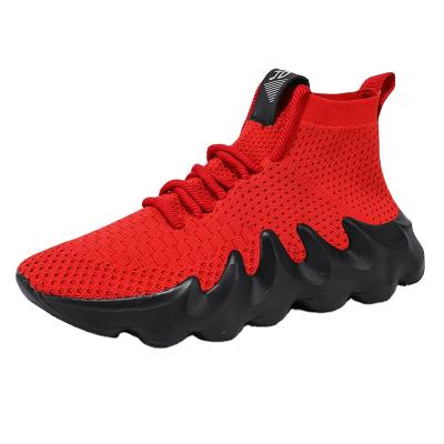 China CUSHIONING fashion fly weave upper sport shoes high quality shoes men sport running man sport shoe for sale