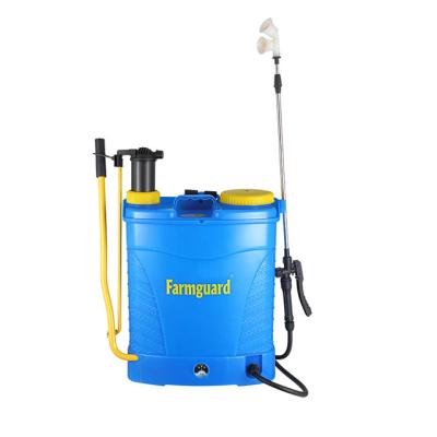 China 2-in-1 type 18Lt 2 in-1 agricultural and gardening battery and manual backpack sprayer for sale