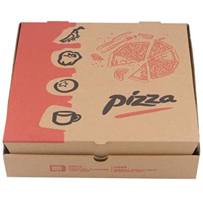 China Recyclable 10 28 inch custom pizza box pizza delivery Kraft box factory supply packaging box for sale