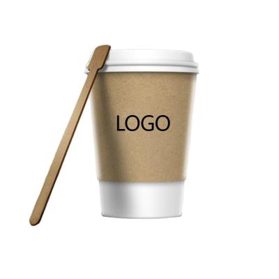 China Hot Double 4oz/8oz/12oz/16oz/20oz Disposable Wall Coffee Cup Disposable Paper With Lid Logo Printed Disposable Paper Coffee Cups for sale