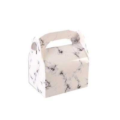 China Recyclable custom printed take out food packaging box container cake box paper with window handle cake boxes wholesale for sale