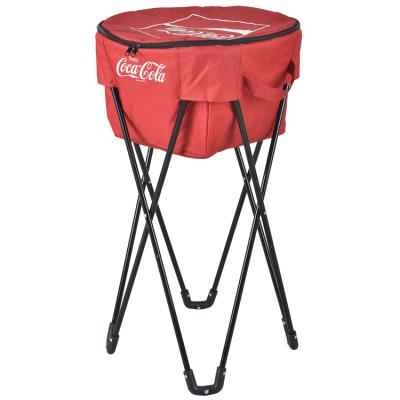 China Wholesale Waterproof Portable Outdoor Standing Picnic Cooler Camping Standing Folding Ice Bucket Bag for sale