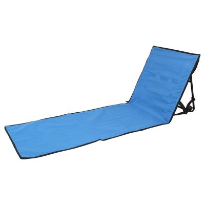 China Leisure Backrest Sofa Beach Mat Metal Adjustable Camping Folding Modern Beach Lounge Rug for sale