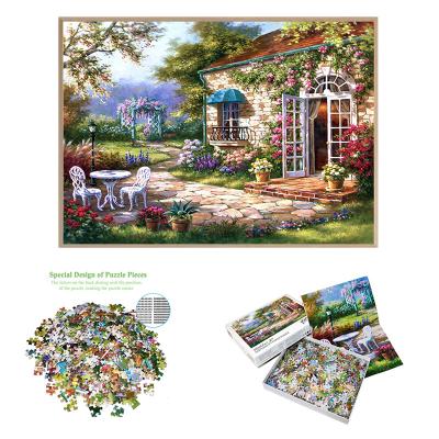 China Toy Wholesale High Quality 1000 Pieces Cartoon Jigsaw Puzzle Game Jigsaw Puzzles For Adults for sale