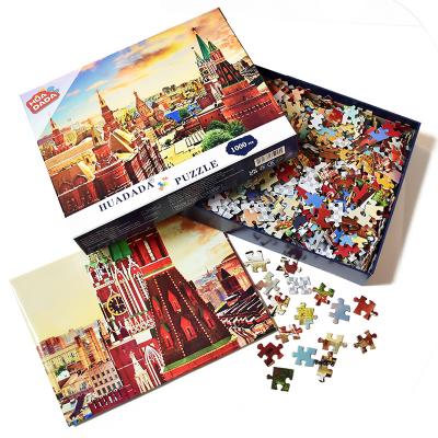 China Toy Wholesale High Quality puzzle games Cartoon jigsaw puzzles 1000 pieces for adults for sale