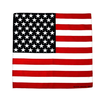 China American Flag Multifunctional Colorful Bandana Square Motorcycle Bandana Face Printing Custom Face Blanket for sale