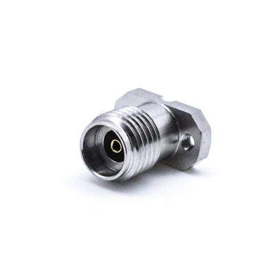 China RF factory price product rf coaxial connector 2.92 female flange directly with gold pin for sale