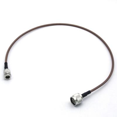 China RF Jumper Cable For RG58 Cable With N Male To Female Type N Crimp Connector for sale