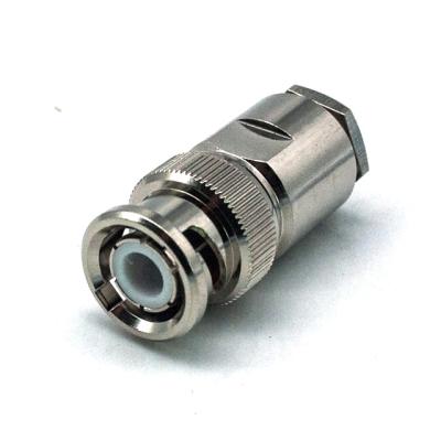 China High Performance RF Male Connector BNC Flange Type RF For 5D-FB Cable for sale