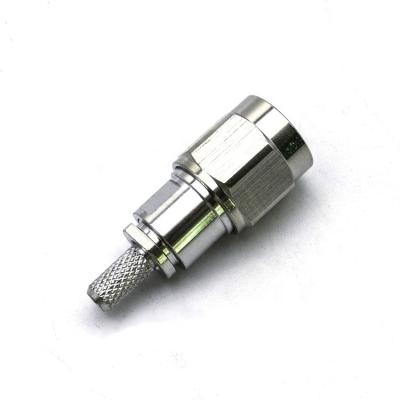 China RF Factory Price Male RF Connector TNC Crimp Type For RG223 Cable for sale