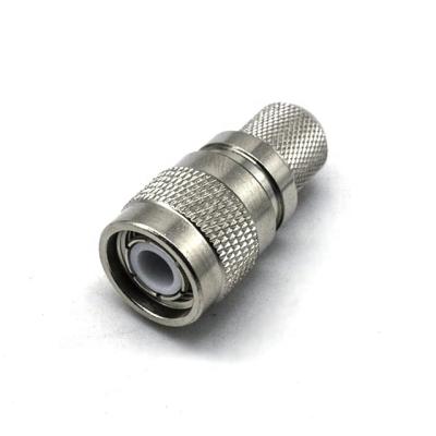 China Factory Price RF Coaxial Male TNC Connector Crimp Straight Type RF For RG214 Cable for sale