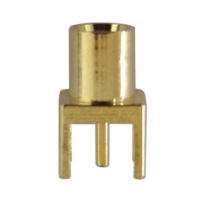 China Microwave RF Coaxial PCB MCX Female Connector Four Legs for sale