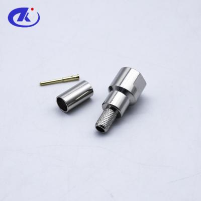 China 50 ohm factory sell FME male connector frimp for RG58 cable good quality for sale