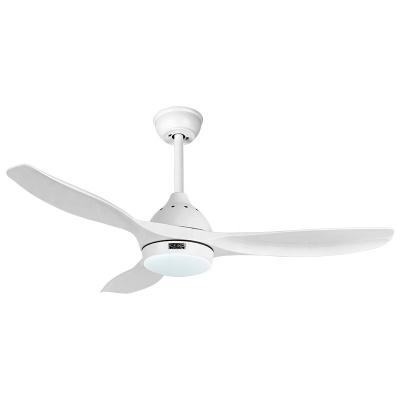 China Fengyun simple dc motor energy saving 3 abs remote control acrylic fan light led ceiling fans with light for sale