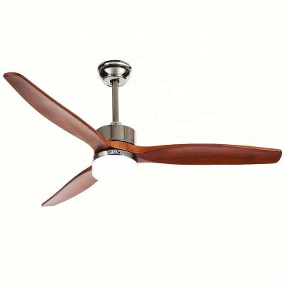 Cina Fengyun 52 Inch Dimmable Remote Control Modern Noiseless 5 Speed Timer led Ceiling Fans with Light in vendita