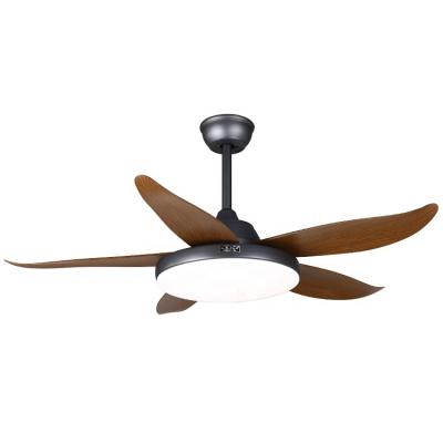 Cina 2021 New designer modern decorative 220V PC blades 48 inch remote control led ceiling fan with light in vendita