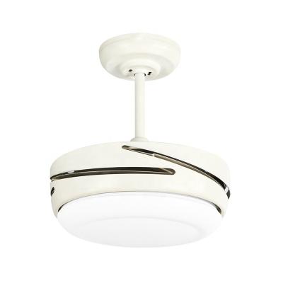 Κίνα Indoor Retractable Ceiling Fan Energy Saving Decorative Lighting Designer 42 Inch Remote Controlled With Light προς πώληση