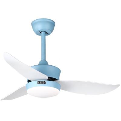 China 220v modern decorative safe pc blades invertor 38'' beautiful color remote led ceiling fans with lamp à venda