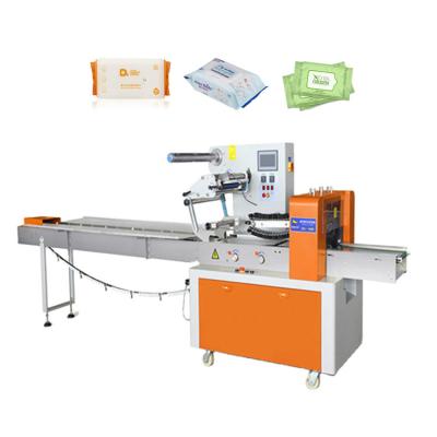 China Multifunction Plastic Bag Horizontal Cleaning Of Commodities Wipes Packaging Machine for sale