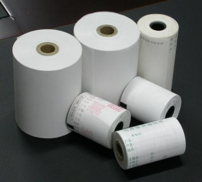 China POS Printer ATM Printer Premium Top Coated Thermal Barcode Paper Elephant Thermal Paper Adhesive Roll for sale