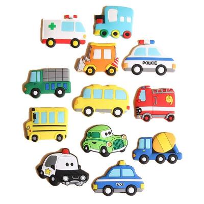 China Traffic Animal High Quality Flat Tools Design Hot Cartoon Animal Silicon PVC 3d Custom Fridge Magnet for sale