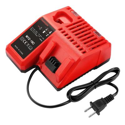 China For Makita Charger 100-240V Power Tool Battery Charger For Milwaukee 12V - 18V M18 M12 Battery Fast Charger for sale