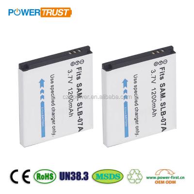 China Wholesale SLB-07A 1200mAh Camera Camera Batteries For Samsung ST45/ST50/ST500/ST550/ST600 for sale