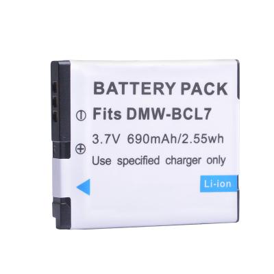 China DMW-BCL7 BCL7GK camera Li-ion rechargeable battery for panasonic DMC-F5 FS50 SZ3 camera batteries for sale