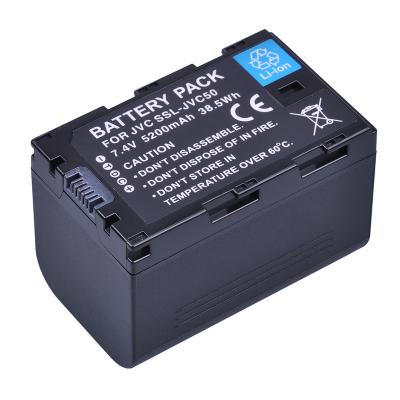 China Replacement Camera High Capacity 5200mAh Battery SSL-JVC50 For JVC GY-HMQ10 HM200 LS300 HM600 HM650 Broadcast Camcorders for sale