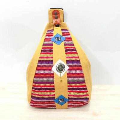 China Other High Quality Ethnic Style Rucksack Backpack For Woman Casual Canvas Rucksack for sale