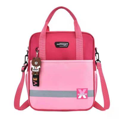 China Large capacity simple waterproof Korean cute strap backpack student thoughtful messenger bag for sale