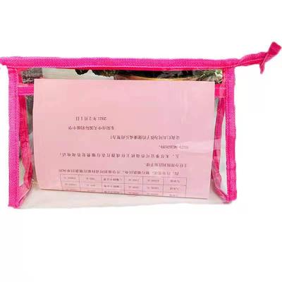 China Japan Style 2021 Fashion Lovely Cosmetic Bag Clear Waterproof PVC Makeup Customized Cosmetic Bag for sale