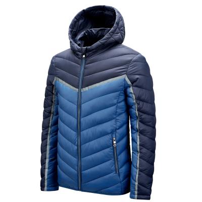 China Manufacturer Breathable Wholesale Embossed Hot Mens Short Padded Jacket for sale