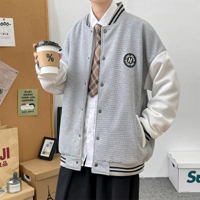 China Breathable baseball uniform jacket, mens crewneck zipper sweatshirt for men wholesale cheap pullover sweatshirt for sale