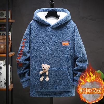 China Wholesale Autumn High Quality Hooded Anti-Wrinkle Little Bea Sherpa Gym Unisex Pullover Boy Custom Sweatshirts for sale