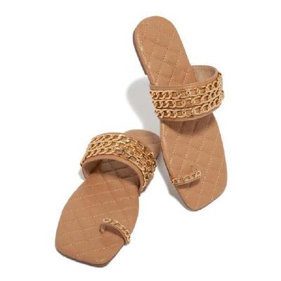 China Lady For Women Stylish Women's Slippers Large Size Flat Fashion Trend Sandals And Slippers for sale