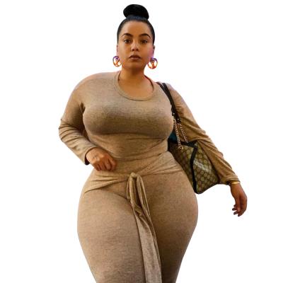 China 2021 New Arrival QUICK DRY Tight Solid Color Plus Size Two Piece Workout Set 2 Piece Set Womens Tracksuit Set for sale