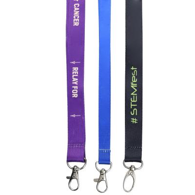 China Promotional Custom Printed Gifts WSY Neck Polyester Lanyard With Logo for sale