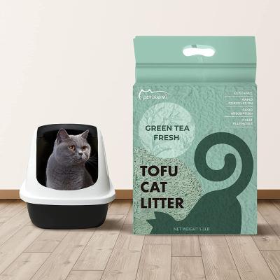 China Cat Litter Suppliers Wholesale 6L Viable Plant Degradable Cats Soil 5 Flavors For Select Tofu Cat Litter for sale