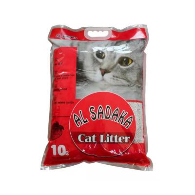 China Viable Professional Cats Sand Flushable Bentonite Cat Litter With Scented for sale