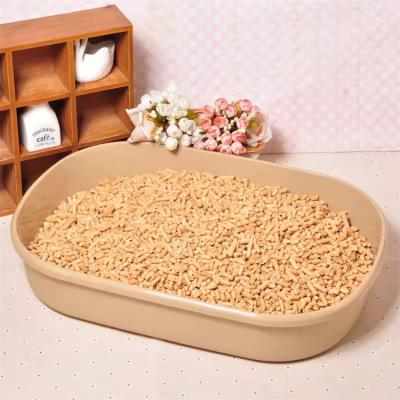 China Sustainable Plant Odor Control Pine Wood Natural Cat Litter for sale